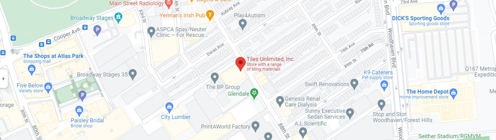 Tiles Unlimited location